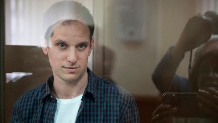 US-Journalist Evan Gershkovich sitzt seit März in russischer Haft. 