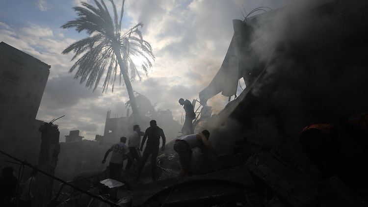 Ein Großteil des Gazastreifens liegt bereits in Trümmern.