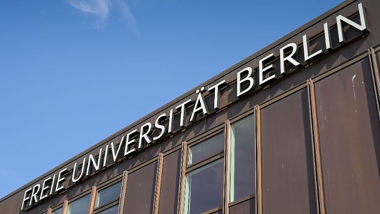 Die Freie Universität rief die Polizei, als es zu einer Rangelei im Hörsaal kam. 
