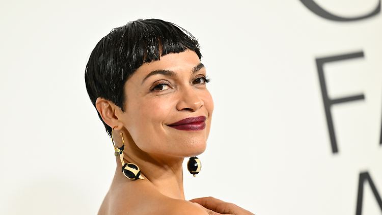 Demnächst Großmutter: Rosario Dawson.