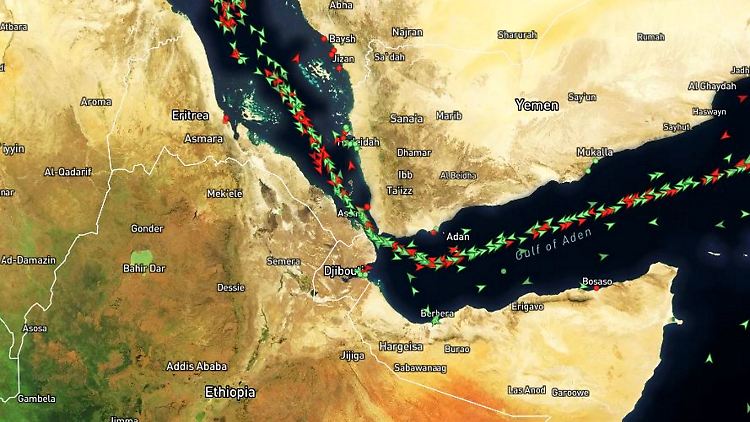 Die Meeresstraße von Bab al-Mandab liegt zwischen der afrikanischen Ostküste und der arabischen Halbinsel, verbindet das Rote Meer mit dem Golf von Aden und ist eine der wichtigsten Schifffahrtsrouten weltweit.