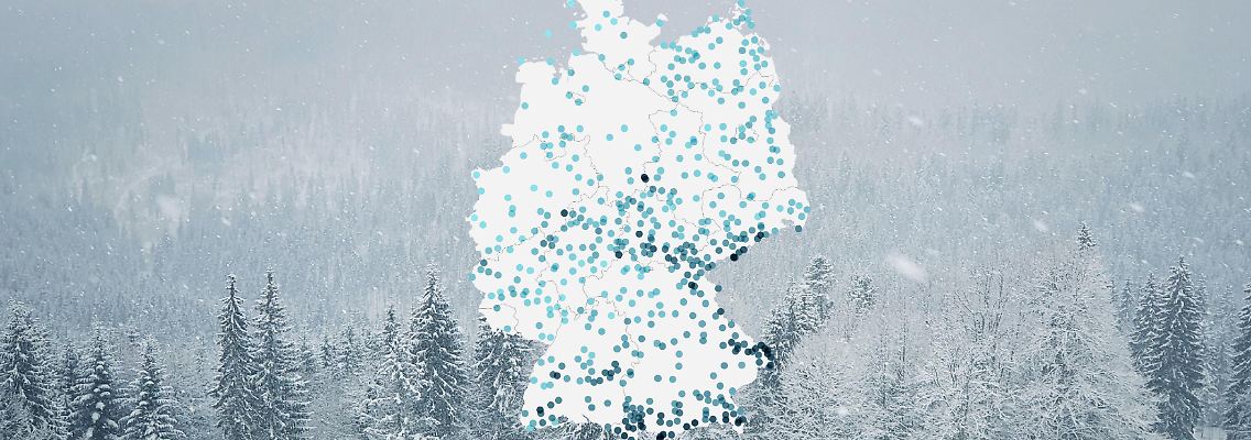 Winterliche Schneelandschaft: Viele Regionen in Deutschland haben schon lange keine Weißen Weihnachten mehr erlebt.
