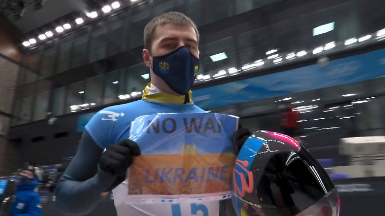 Heraskewitsch bei den Olympischen Winterspielen 2022 in Peking. Wenig später griff Russland die Ukraine an.