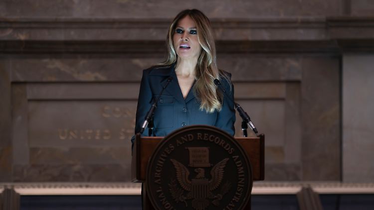 Melania Trump ist die einzige eingebürgerte First Lady der USA.