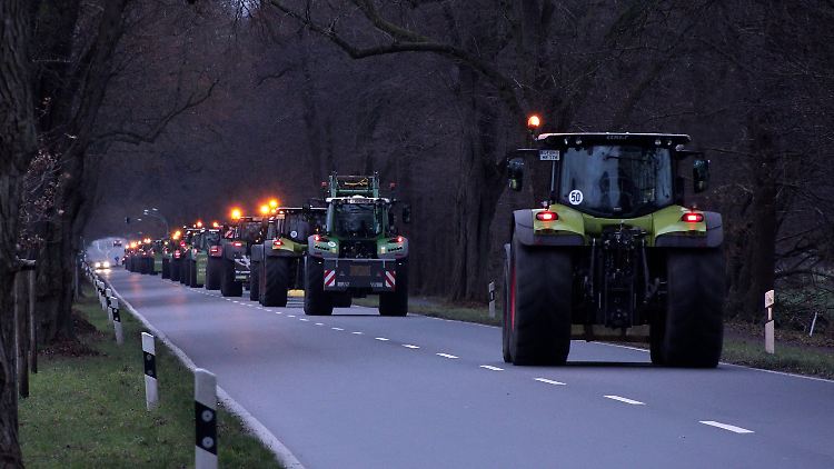In Berlin sind am Montag Protestaktionen gegen die Streichung der Diesel-Subventionen geplant.