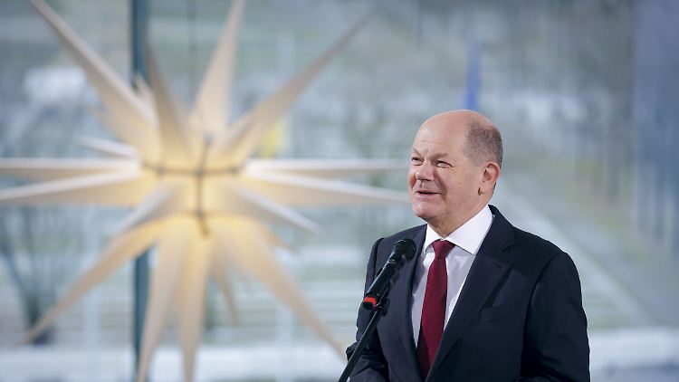 Hofft auf einen milden Verlauf: Bundeskanzler Scholz.