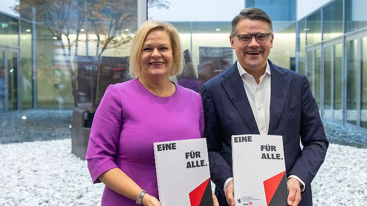 Der 184-seitige Vertrag trägt das Motto "Eine für alle".