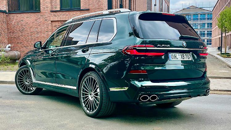 Alpina-Modelle sind stets gut an der charakteristischen Auspuffanlage erkennbar.