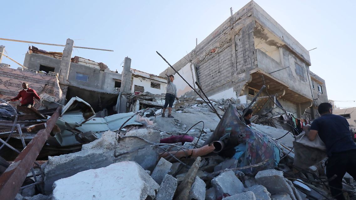 Von vielen Häusern im Gazastreifen sind nur noch Trümmer übrig.