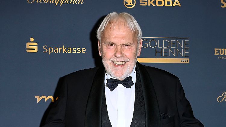 Gunther Emmerlich bei der Verleihung der "Goldenen Henne" 2021. 