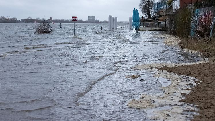 Laut dem Bundesamt für Schifffahrt und Hydrographie wird das Elbgebiet am stärksten betroffen sein. 