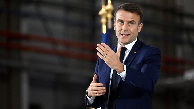 Pocht auf die Unschuldsvermutung für Gérard Depardieu: Emmanuel Macron.