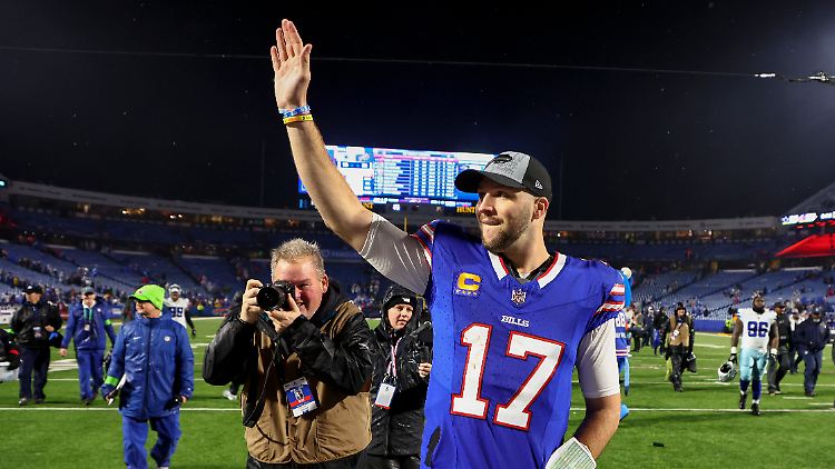Mit ihm soll es für die Bills noch in die Playoffs gehen: Quarterback Josh Allen.