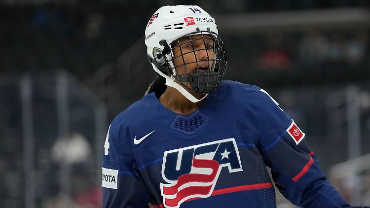 Hofft, dass künftig mehr schwarze Kids sich Schlittschuhe von ihren Eltern wünschen: US-Nationalspielerin Laila Edwards. 