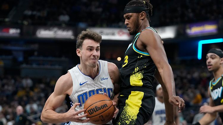 Franz Wagner brachte es gegen die Pacers auf  24 Punkte.
