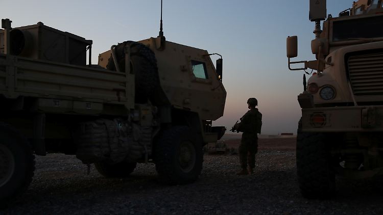 Der US-Luftwaffenstützpunkt in Erbil liegt im Norden des Irak.