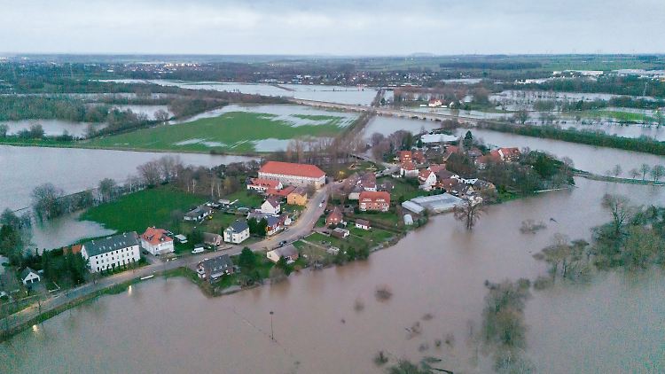 So sah es am Dienstag in der Ortschaft Ruthe im niedersächsischen Landkreis Hildesheim aus.
