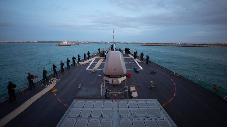 Auch der Zerstörer USS Laboon war im Einsatz.