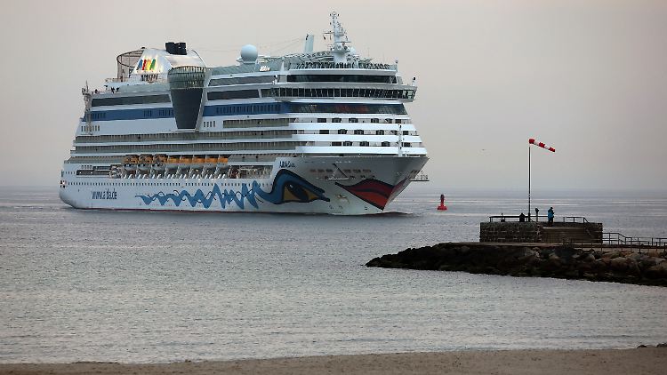 Die Schiffe der Reederei Aida haben in Warnemünde ihren Heimathafen.