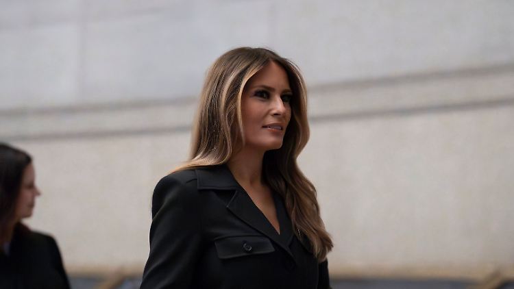 Melania Trump weilte an Weihnachten bei ihrer Mutter.