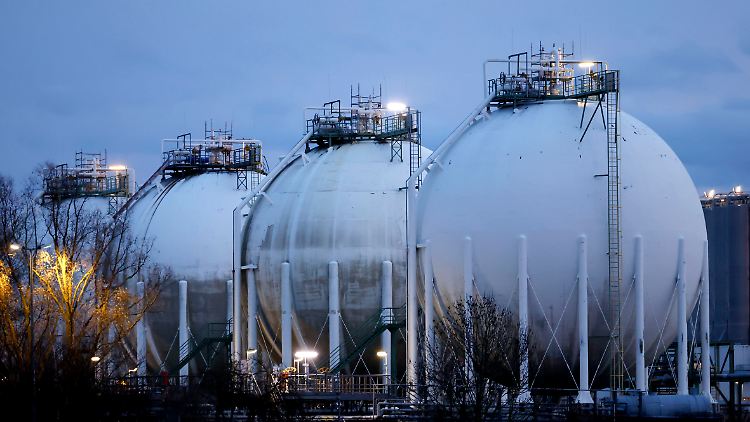 Auch im Winter erhalten die Gasspeicher dauerhaft Nachschub.