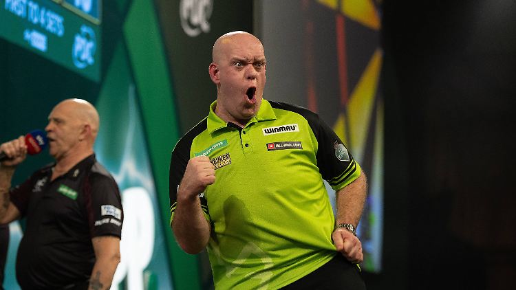 Michael van Gerwen machte die Partie gegen Stephen Bunting aufgrund riesiger Dominanz zum Langweiler.