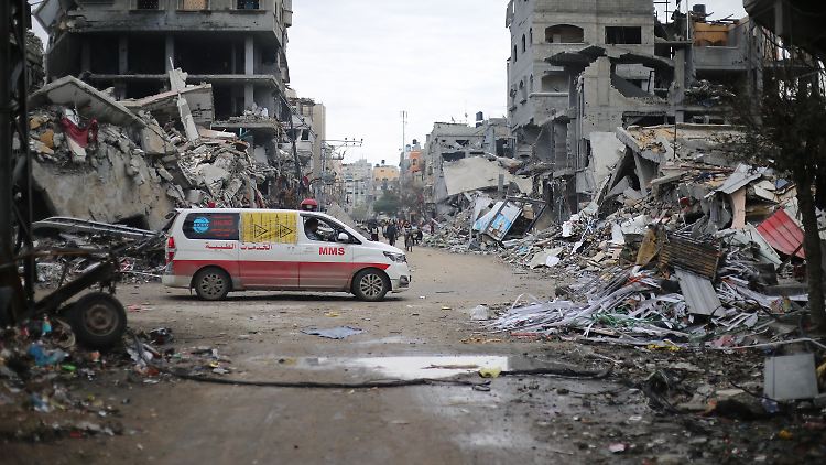 Trümmer überall: Dieses Bild zeigt Beit Lahia, wo sich die Hamas-Militäranlagen befunden haben sollen, Ende November.