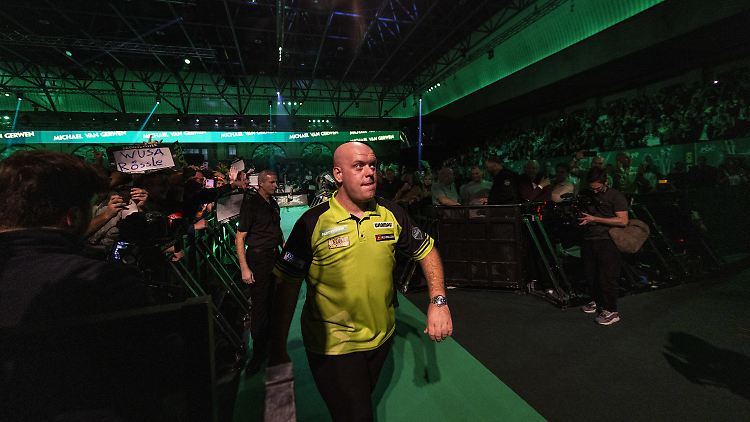 Michael van Gerwen musste noch etwas loswerden.