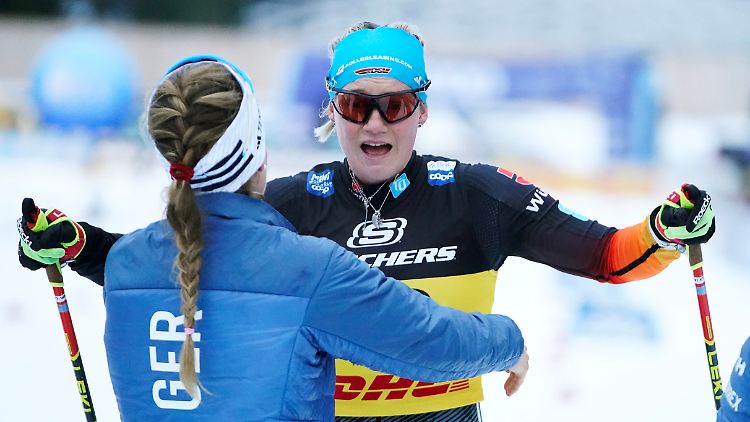 In Trondheim hatte Victoria Carl ihren ersten Weltcup-Sieg gefeiert. (Archivbild)