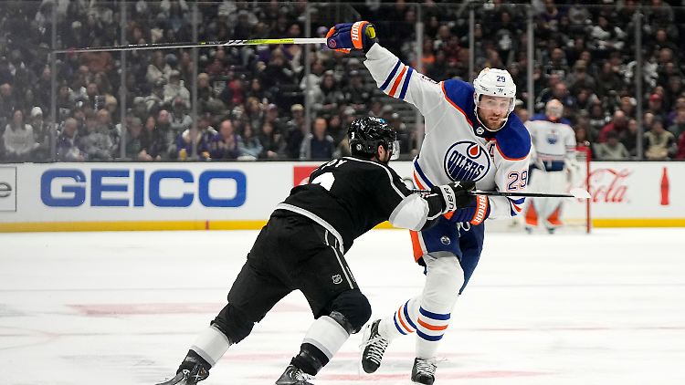 Leon Draisaitl kämpfte sich mit seinen Edmonton Oilers durch.