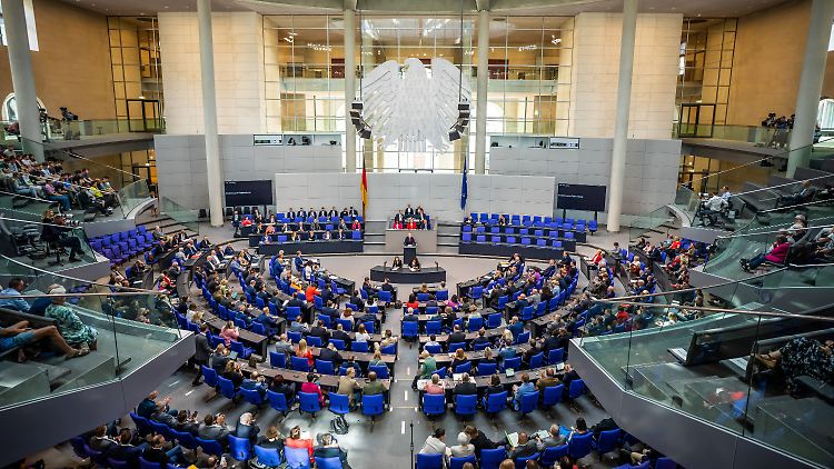 Der Bundestag im Sommer 2023