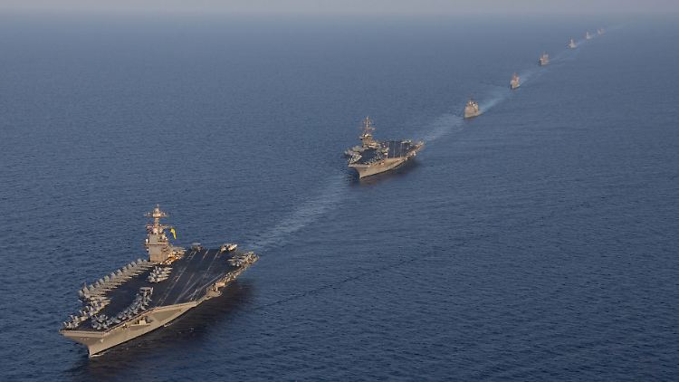 Die USA hatten nach dem Angriff der Hamas auf Israel die Flugzeugträger USS "Gerald R. Ford" und USS "Dwight D. Eisenhower" ins östliche Mittelmeer verlegt. 