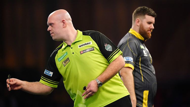 Seit 2019 wartet Michael van Gerwen auf seinen vierten WM-Titel. Auch dieses Jahr wird es nichts.