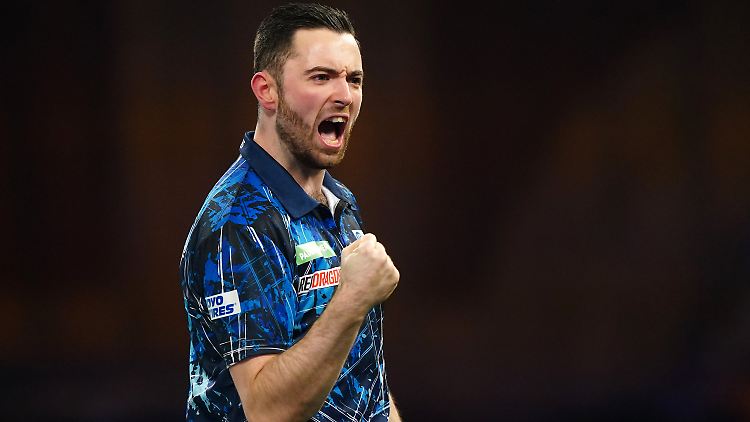 Die neue Nummer 1 der Darts-Weltrangliste: Luke Humphries.
