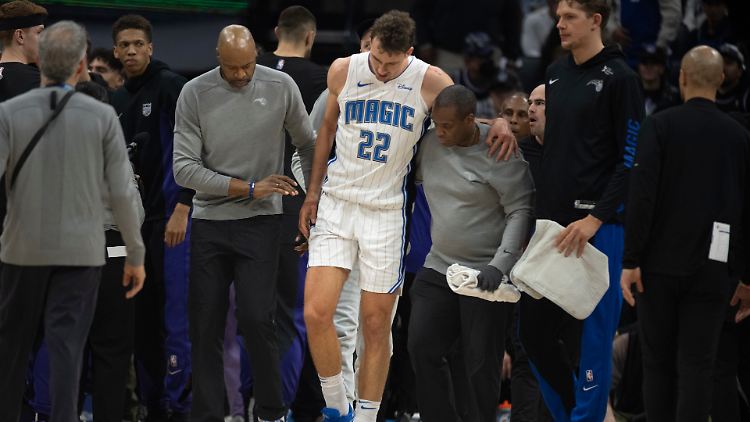 Franz Wagner musste bei der Niederlage seiner Orlando Magic ewig zuschauen.