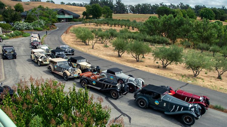 Klassentreffen mit Kompressor: Ausfahrt des Mercedes-Benz Kompressor-Clubs in Kalifornien.