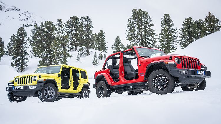 Wrangler ohne Dach und Türen - das sieht gut aus, oder?