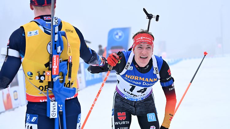 Benedikt Doll gewinnt den zweiten Sprint in Folge.