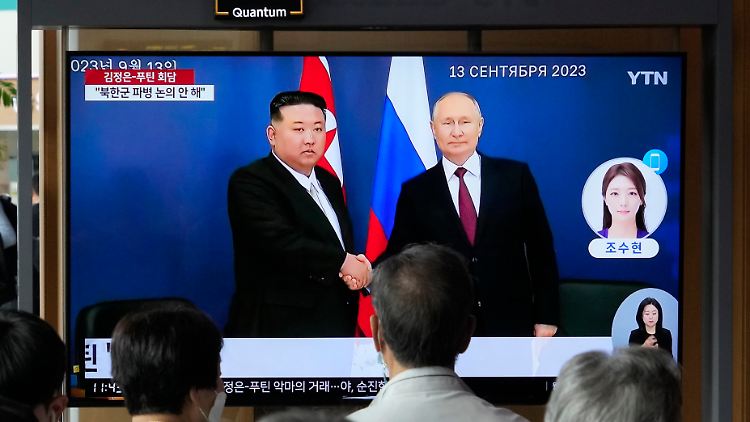 Am 13. September empfing Wladimir Putin den nordkoreanischen Machthaber Kim Jong Un am Weltraumbahnhof Wostotschny.