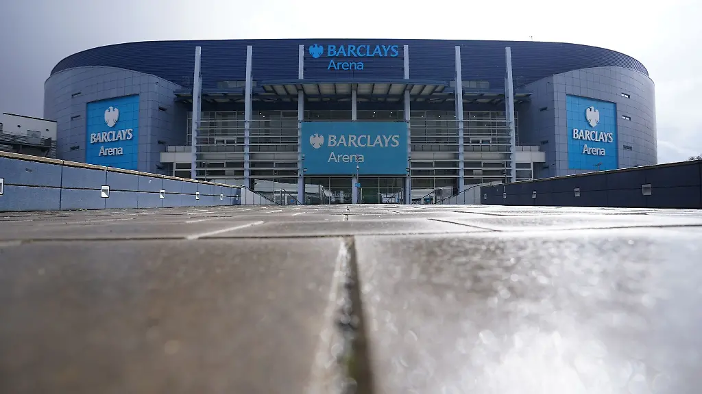 Blick-auf-die-Barclays-Arena