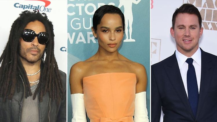 Lenny, Zoë und Channing - die Kravitz-Tatums.