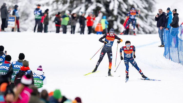 Nur Jules Lapierre war an der Alpe Cermis schneller als Friedrich Moch.