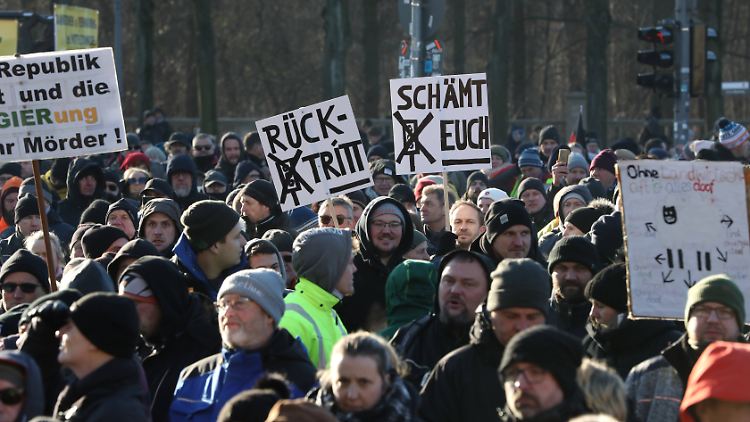 Bauern und Verbündete am Brandenburger Tor.