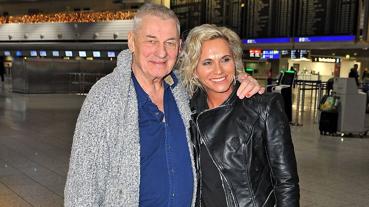 Machten sich zusammen nach Australien auf: Heinz Hoenig und seine Frau Annika Kärsten-Hoenig.