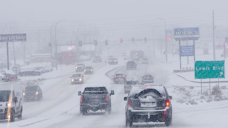Die schweren Unwetter in den USA sollen noch mindestens bis Freitag anhalten.