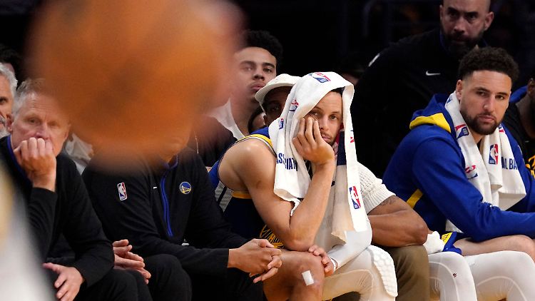 Steve Kerr, Steph Curry und Klay Thompson.