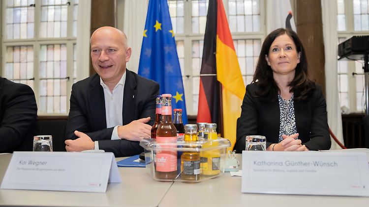 Wegner und Günther-Wünsch bei einem Termin im Oktober. Da waren sie schon ein Paar.