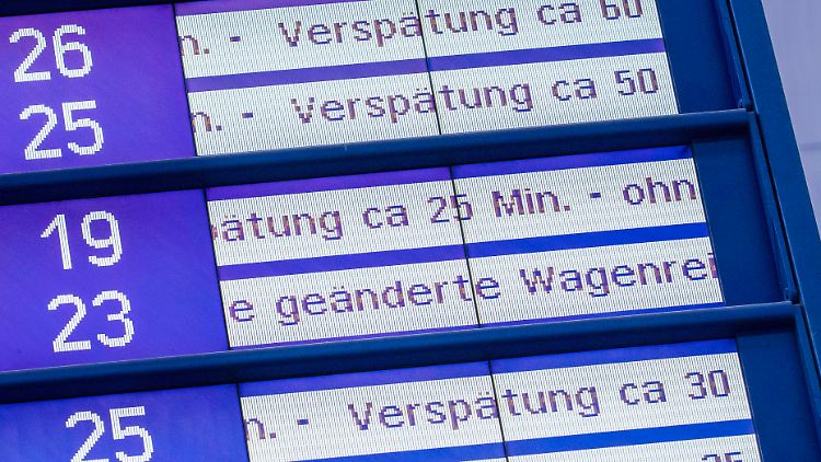 2023 ein nur allzu häufiges Bild: Verspätungen bei der Deutschen Bahn. 