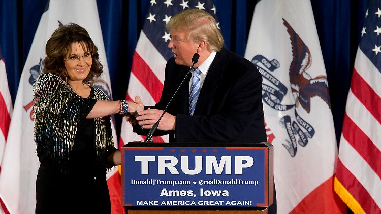 Kanalisierte Wut: Sarah Palin und Donald Trump