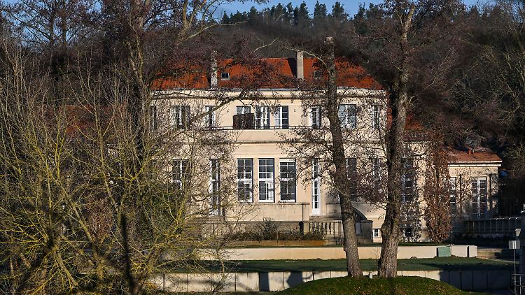 Blick auf das Gästehaus in Potsdam, in dem das Treffen im vergangenen Jahr stattfand.